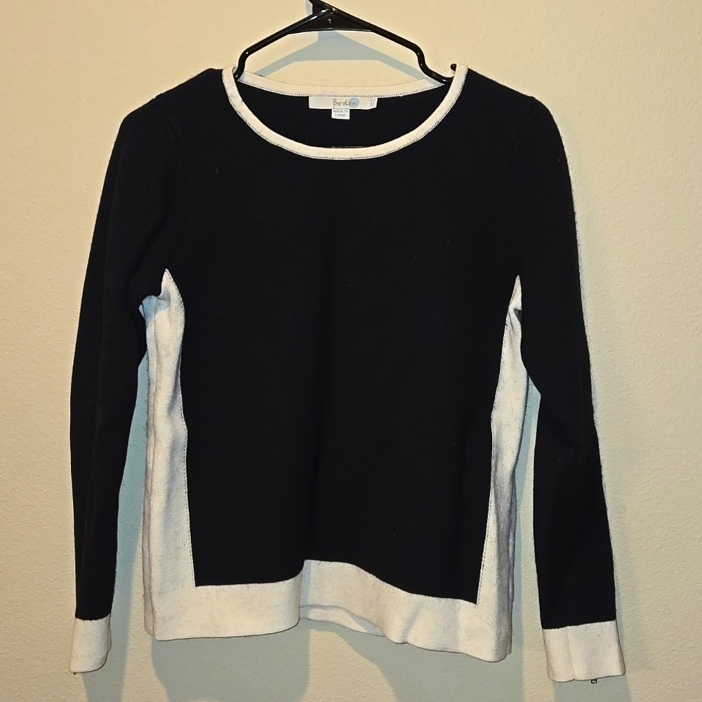 Boden Bell Sleeve Sweater Wool Cotton Blend.